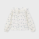 Floral Crinkle Blouse