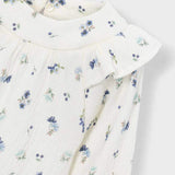 Floral Crinkle Blouse