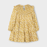 Printed Dress - Mustard