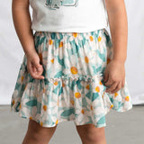 Daisy Blues Printed Skirt