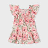 Mandarin Florals Smocked Dress