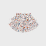 Sweet Florals Ruffle Skort
