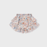 Sweet Florals Ruffle Skort