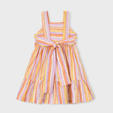 Sunset Rainbow Striped Dress