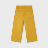 Twill Girl's Pants - Mustard