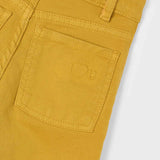 Twill Girl's Pants - Mustard