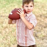 Guayabera Gameday Short Sleeve Shirt - Burnt Orange