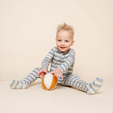 Lincoln Ribbed Zipper Footies