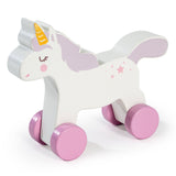 Wooden Magic Unicorn Push-Along Toy