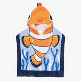 Fishy Beach Towel Poncho
