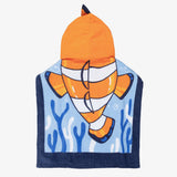 Fishy Beach Towel Poncho