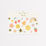 Happy Icons Temporary Tattoos