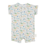 Crank Bait Button Romper