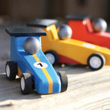 Wooden Pullback Racers