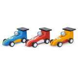Wooden Pullback Racers