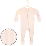 Rosie Ribbed Zipper Footies