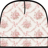 Rose Bow Lattice Beanie Hat