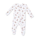 Mini Cowboy Boots Zipper Footie