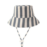 Bucket Hat - Retro Stripe Ocean
