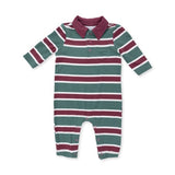 Rugby Stripe Polo Romper