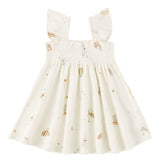 Smocked Jersey Dress - Carnival