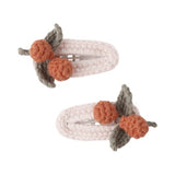 Crochet Berries Clip Set - Shell