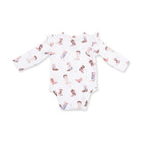 Buckarette Boots Ruffle Bodysuit