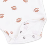 Mini Footballs Long Sleeve Bodysuit