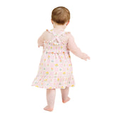 Floral Check Smocked Ruffle Sundress & Diaper Cover