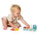 Wooden Stacking Peg Truck