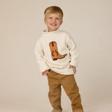 Cowboy Boot Rollneck Sweater