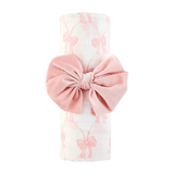 Bow Swaddle + Headband Set