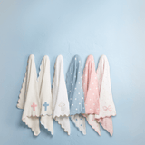 Pink Dot Chenille Blanket