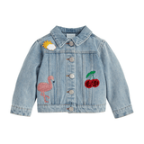 Glitter Patch Toddler Denim Jacket