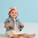 Glitter Patch Toddler Denim Jacket