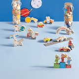 Race Car Wood Toy Set
