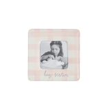 Big Sis Pink Gingham Frame