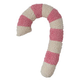 Candy Cane Sherpa Pillow