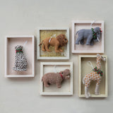 Safari Animal Felt Ornament
