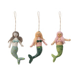 Mermaid Felt Ornament